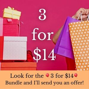 🎈3 for $14🎈 Look for my listings with balloons for a bundled offer to save!